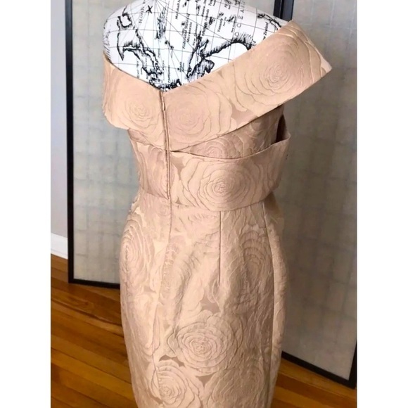 Marchesa Notte,Soft Rose Brocade Stunner,Excellent Condition,Size 8 - Picture 5 of 15